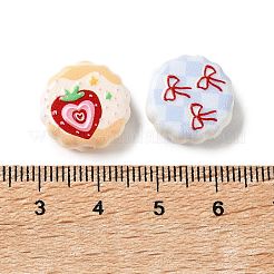 Opaque Printed Acrylic Beads&nbsp;AC-CBA6251-04