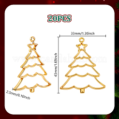 20Pcs Zinc Alloy Open Back Bezel Pendants&nbsp;FIND-GA0004-96