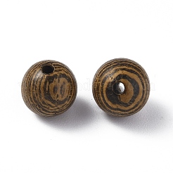 ウッドビーズ  染色されていない  ラウンド  キャメル  8mm  穴：1.6mm&nbsp;WOOD-I009-01B-07