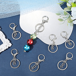 24Pcs Alloy Keychain Clasps&nbsp;KEYC-SC0001-82P