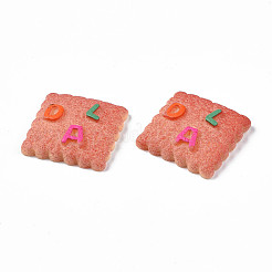 Opaque Epoxy Resin Cabochons&nbsp;CRES-S358-61