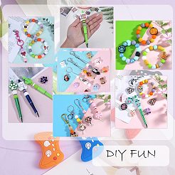 7Pcs 7 Styles Thanksgiving Day Themed PVC Plastic Beads&nbsp;SIL-SZ0001-98