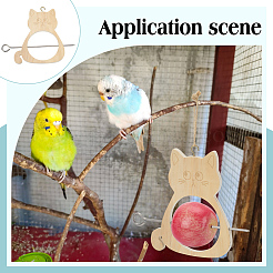 Wooden Bird Feeder&nbsp;AJEW-FG0004-81B