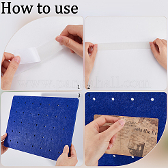 Rectangle Felt Bulletin Boards&nbsp;AJEW-WH20006-28B