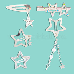 10pcs Iron Alloy Snap Hair Clips&nbsp;PHAR-CP0001-25
