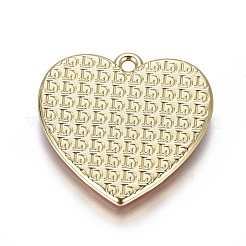 合金漢字ペンダント  エナメル  漢字の祝福とハート  ライトゴールド  レッド  22x22x2mm  穴：1.6mm&nbsp;PALLOY-I166-34KCG