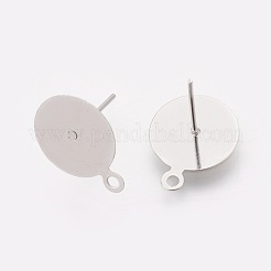 Iron Stud Earring Findings&nbsp;X-IFIN-F150-01P