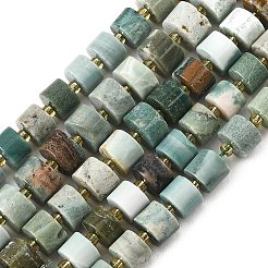 天然石オーシャンジャスパービーズ連売り  コラム  シードビーズで  9.5~11x5.5~7mm  穴：1mm  約40~47個/連  15.75''（40cm）〜15.94''（40.5cm）&nbsp;G-K245-C14