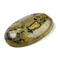 ナチュラルリップルジャスパーカボション  オーバル  染め  30x20x7mm&nbsp;G-C028-04B