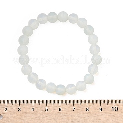 オパールビーズのストレッチブレスレット  2インチ（5.2cm）&nbsp;X-BJEW-F203-01