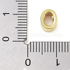 304ステンレスペンダント  24KGP本金メッキ  アルファベットのO  7.5x6x4mm  穴：1.6mm&nbsp;STAS-S137-01G-O