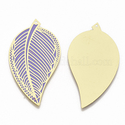 Brass Enamel Big Pendants&nbsp;KK-N223-15D
