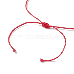 5Pcs 5 Styles Adjustable Electroplate Glass Braided Bead Bracelet Sets&nbsp;BJEW-JB10380