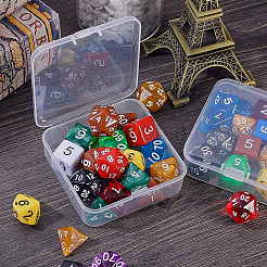 クリアプラスチックビーズ収納ケース  直方体の  透明  82x82x27mm  10個/セット&nbsp;CON-BC0004-62