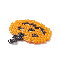 Handmade Japanese Seed Loom Pattern Seed Beads&nbsp;PALLOY-MZ00067-03