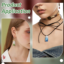 12Pcs 3 Colors Transparent Glass Bottle Pendants&nbsp;DIY-BC0014-84