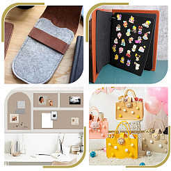 ポリエステルフェルト生地  DIY工芸品  ホワイト  300x24x0.2cm&nbsp;DIY-WH0430-456A-01