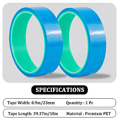 ペット用自転車タイヤリム保護テープ  リムストリップリムテープ  ドジャーブルー  23x0.5mm  10 m /ロール&nbsp;AJEW-WH20010-94A