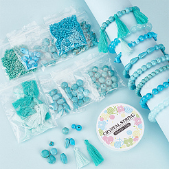 DIY Stone Bracelet Making Kit&nbsp;DIY-NB0009-30