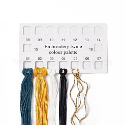 DIYアイ模様刺繍キット  付属針  スレッド  ファブリック  針  ひょうたん糸通し  刺しゅう枠なし  ライトコーラル  45~298x1~303x0.1~3mm&nbsp;DIY-E063-02A