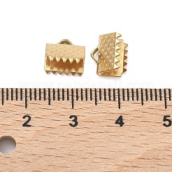 304 Stainless Steel Ribbon Crimp Ends&nbsp;STAS-Z178-13G