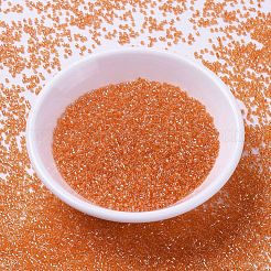 MIYUKIデリカビーズ  シリンダー  日本製シードビーズ  11/0  （db1887)透明なオレンジ色の光沢  1.3x1.6mm  穴：0.8mm  約2000PCS /ボトル  10 G /ボトル&nbsp;SEED-JP0008-DB1887