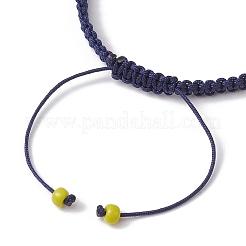Porcelain Tortoise Braided Bead Bracelets&nbsp;BJEW-JB10058-01