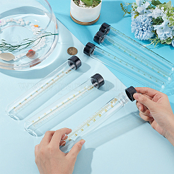 Glass Test Tubes with Scale&nbsp;AJEW-WH0752-492