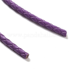 編み込みレザーコード  ミディアム蘭  3mm  50ヤード/バンドル&nbsp;VL3mm-10
