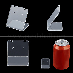 有機ガラスのピアスディスプレイ  L字型のイヤリングディスプレイスタンド  透明  3.5x3.4x2.7cm&nbsp;EDIS-PH0001-06