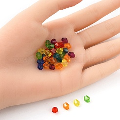315Pcs 7 Colors Transparent Acrylic Beads&nbsp;TACR-YW0001-77