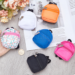 6Pcs 6 Colors Casual Mini Cloth Doll Backpack&nbsp;AJEW-GF0008-36B