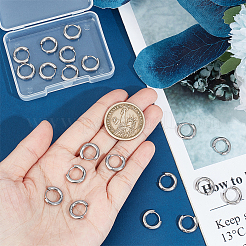 Unisex 304 Stainless Steel Hoop Earrings&nbsp;STAS-UN0002-60P-06