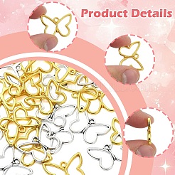 40Pcs 2 Colors Tibetan Style Alloy Pendants&nbsp;FIND-YW0012-13