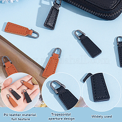 20Pcs 2 Colors PU Leather Zipper Puller&nbsp;FIND-GO0002-92