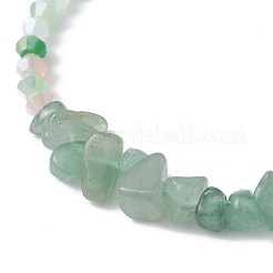 Natural & Synthetic Gemstone Chip Bead Braided Bracelets for Women&nbsp;BJEW-JB09992
