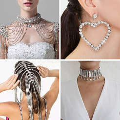 Brass Rhinestone Strass Chains&nbsp;CHC-TAC0005-03S
