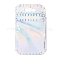 PP製再封可能袋  ジップトップバッグ  セルフシールバッグ  長方形  カラフル  9x5.5x0.15cm  50個/袋&nbsp;LS-OPP-Z002-07