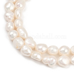 Natural Cultured Freshwater Pearl Beads Strands&nbsp;PEAR-P064-20K-03A