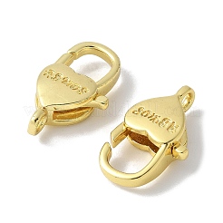 Brass Lobster Claw Clasps&nbsp;KK-F893-04G