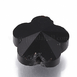 透明ガラスビーズ  多面カット  花  ミックスカラー  13x13.5x8mm  穴：1.2mm&nbsp;GLAA-Q078-03A