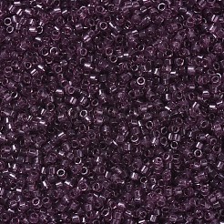 MIYUKIデリカビーズ  シリンダー  日本製シードビーズ  11/0  （db1104)透明な藤色  1.3x1.6mm  穴：0.8mm  約20000個/袋  100 G /袋&nbsp;SEED-J020-DB1104