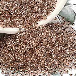 トーホー 8/0 デミラウンドビーズ  日本製シードビーズ  （pf740)パーマフィニッシュ銅張りクリスタル  3x1.15mm  穴：1.2mm  約33500個/ポンド（450g）&nbsp;SEED-DR08-PF740