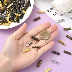 200Pcs 4 Colors Column Alloy Shoelace Buckle Connectors&nbsp;FIND-SP0004-68B