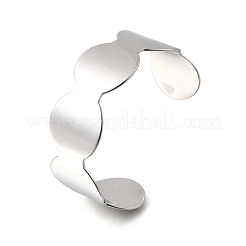304 Stainless Steel Open Cuff Bangles&nbsp;BJEW-S172-02P
