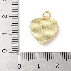 Brass Pave Natural White Shell Pendants&nbsp;KK-S522-22G