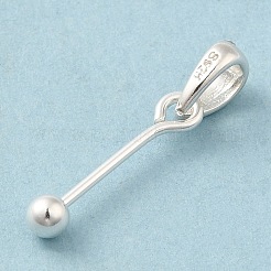925 Sterling Silver Pendant Bails&nbsp;STER-P048-01A-S