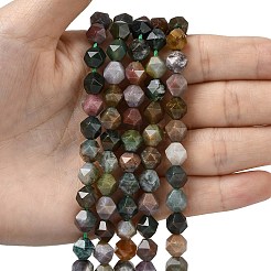 Natural Indian Agate Beads Strands&nbsp;G-Z119-A29-02