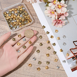 120Pcs 4 Colors Tibetan Style Alloy Kitten Beads&nbsp;TIBEP-PA0001-02