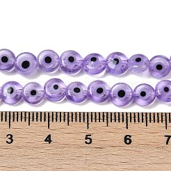 Handmade Evil Eye Lampwork Beads Strands&nbsp;LAMP-G164-10A-02